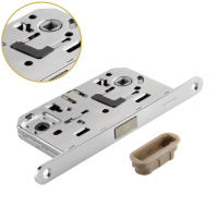 Замок магнитный Adden Bau WC-5096 MAG CHROME матовый хром