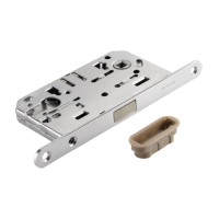 Замок магнитный под цилиндр Adden Bau KEY-5085 MAG CHROME хром