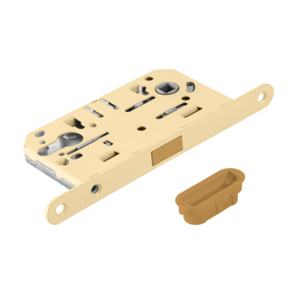 Замок магнитный под цилиндр Adden Bau KEY-5085 MAG GOLD золото