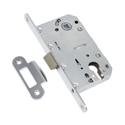 Замок под цилиндр Adden Bau KEY 418 CHROME хром
