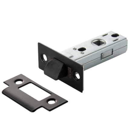 Защелка межкомнатная BUSSARE L6-45 PLAST BLACK Черный