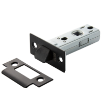 Защелка межкомнатная BUSSARE L6-45 PLAST BLACK Черный