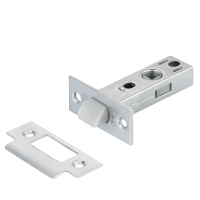 Защелка межкомнатная BUSSARE L6-45 PLAST M.CHROME Матовый хром