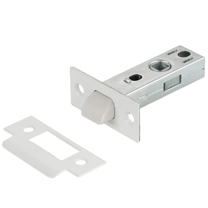 Защелка межкомнатная BUSSARE L6-45 PLAST WHITE Белый