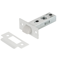 Защелка межкомнатная BUSSARE L6-45 PLAST WHITE Белый