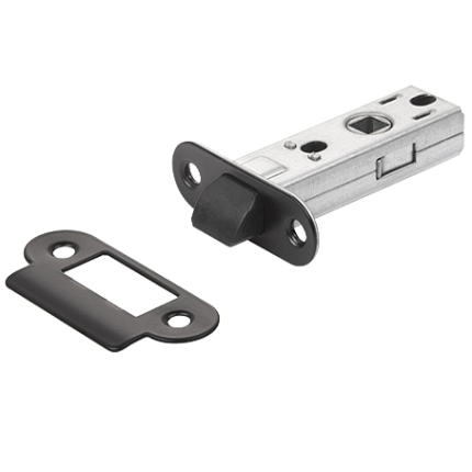 Защелка межкомнатная BUSSARE L6-45-R PLAST BLACK Черный