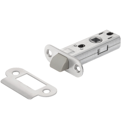 Защелка межкомнатная BUSSARE L6-45-R PLAST M.CHROME Матовый хром